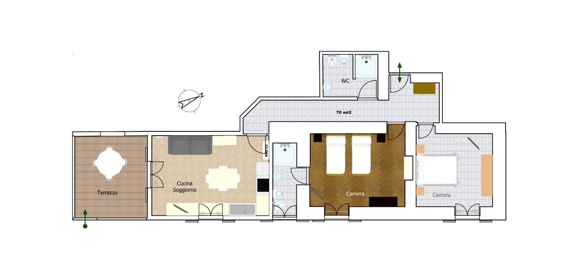 Villa Virginia Bordighera Szoba fotó